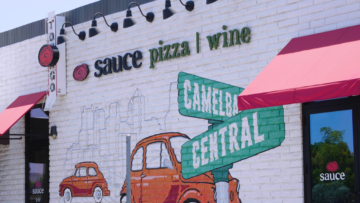 Sauce Pizza and Wine exterior